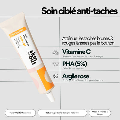 Soin anti-taches post-boutons - SKIN & OUT
