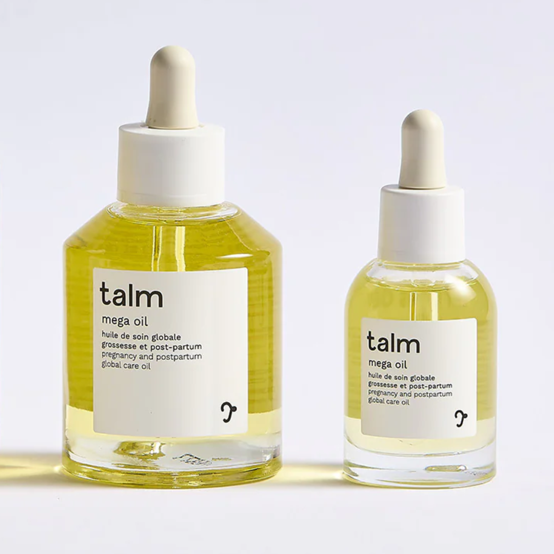L'huile nourrissante visage, périnée & corps - grossesse & post partum - Talm