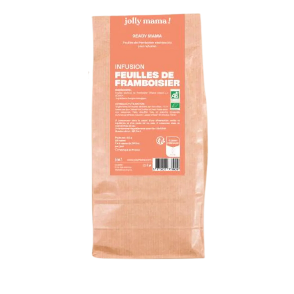 Sachet d'infusion en vrac à la feuille de framboisier Jolly Mama - Gapianne