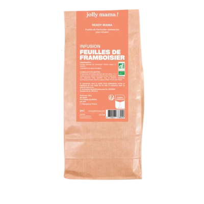 Sachet d'infusion en vrac à la feuille de framboisier Jolly Mama - Gapianne
